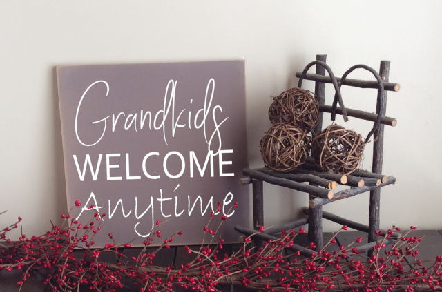 12x12 Grandkids Welcome Anytime